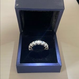 NEW 925 Sterling Silver Round Eternity Ring